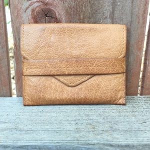 Free People leather card holder